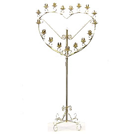 Where to rent CANDELABRAS HRTSHAPE PAIR in Butte MT
