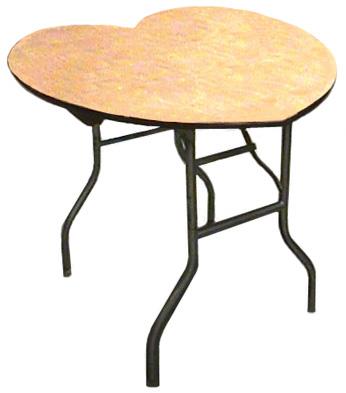 Where to rent TABLE, HEART SHAPE 48 in Butte MT